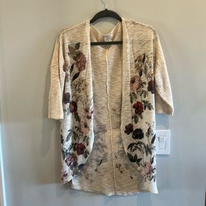 Floral cardigan